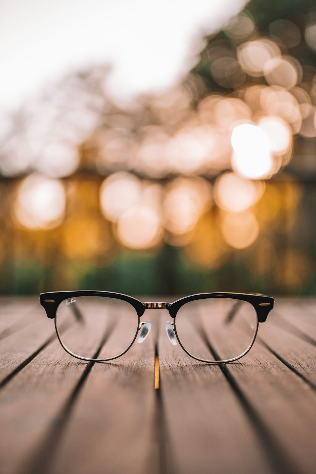 Echo rimless eyeglasses in Silver